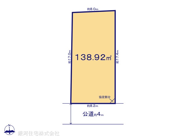 G00395711 千葉県松戸市五香６丁目 土地 2999万円【区画図】