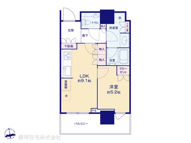 G00395776 東京都渋谷区桜丘町 中古マンション 1億9980万円【間取図】