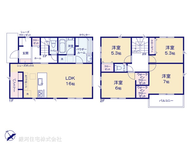 G00395809 神奈川県秦野市曽屋１丁目 新築一戸建て 3780万円【間取図】