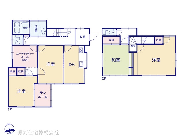 G00395897 東京都世田谷区野沢２丁目 中古一戸建て 9980万円【間取図】