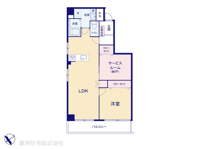 G00395950 東京都豊島区南池袋１丁目 中古マンション 6280万円【間取図】