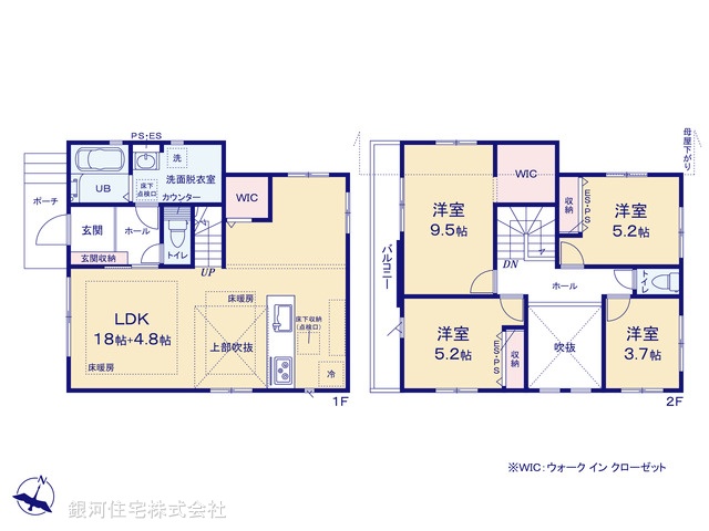 G00396225 千葉県船橋市高根台４丁目 新築一戸建て 6199万円【間取図】