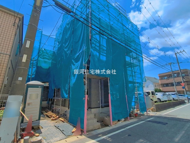 G00396231 千葉県市川市下新宿 新築一戸建て 6590万円 土地面積57.86m² (約17.50坪) 建物面積98.06m² (約29.66坪) 間取り２ＳＬＤＫ 築年月2026年08月(築１年以内)【外観2】