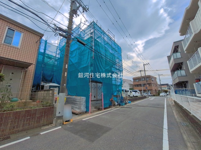 G00396231 千葉県市川市下新宿 新築一戸建て 6590万円 土地面積57.86m² (約17.50坪) 建物面積98.06m² (約29.66坪) 間取り２ＳＬＤＫ 築年月2026年08月(築１年以内)【外観6】