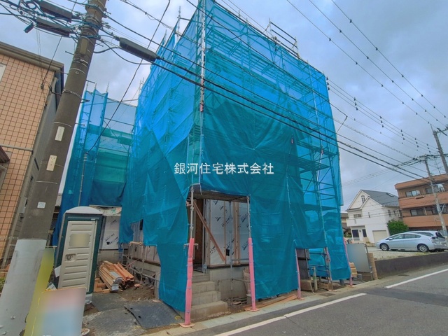 G00396231 千葉県市川市下新宿 新築一戸建て 6590万円 土地面積57.86m² (約17.50坪) 建物面積98.06m² (約29.66坪) 間取り２ＳＬＤＫ 築年月2026年08月(築１年以内)【外観7】