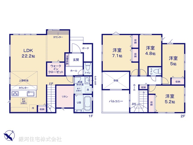 G00396271 千葉県佐倉市井野 新築一戸建て 4399万円【間取図】