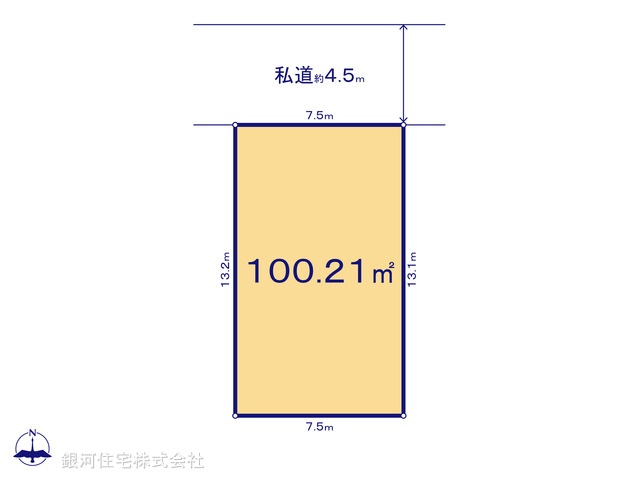 G00396299 埼玉県さいたま市見沼区島町 土地 3240万円【区画図】