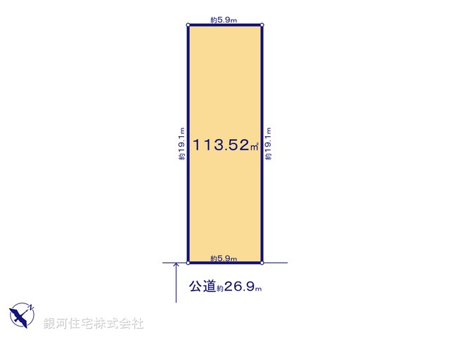 G00396365 神奈川県横浜市神奈川区反町３丁目 土地 1億6480万円【区画図】