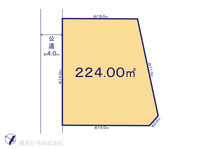G00396397 埼玉県川越市寿町１丁目 土地 1680万円【区画図】