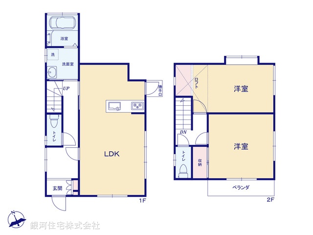 G00396414 千葉県木更津市大久保１丁目 中古一戸建て 1380万円【間取図】