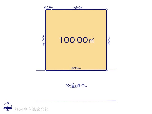 G00396441 東京都杉並区清水３丁目 土地 1億1880万円【区画図】