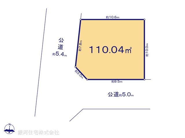 G00396442 東京都杉並区清水３丁目 土地 1億2780万円【区画図】