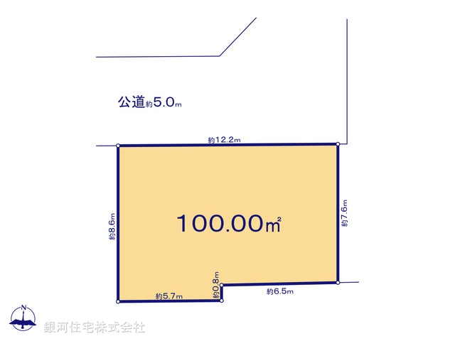G00396446 東京都杉並区清水３丁目 土地 1億1780万円【区画図】