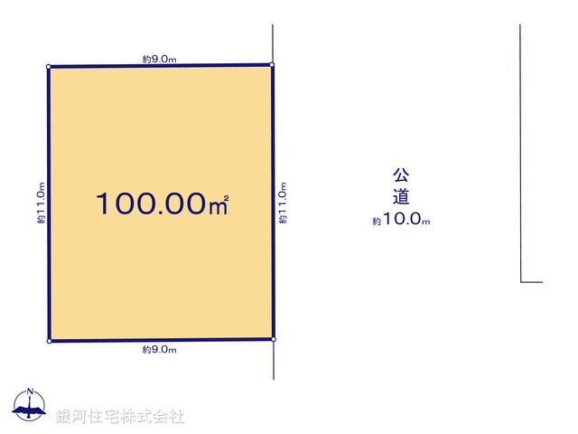 G00396449 東京都杉並区清水３丁目 土地 1億1680万円【区画図】