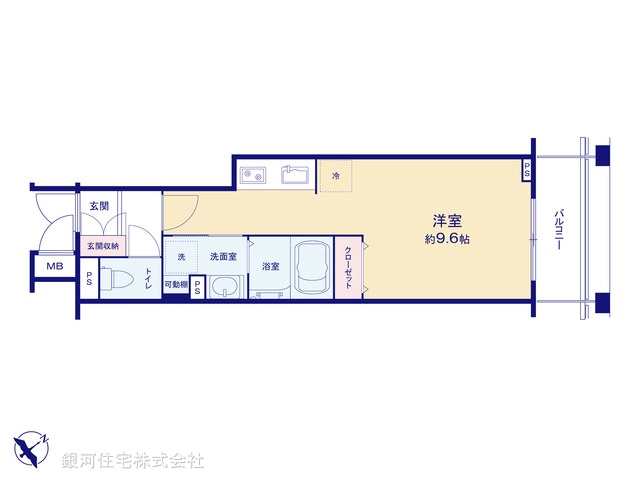G00396560 東京都渋谷区恵比寿西１丁目 中古マンション 6190万円【間取図】