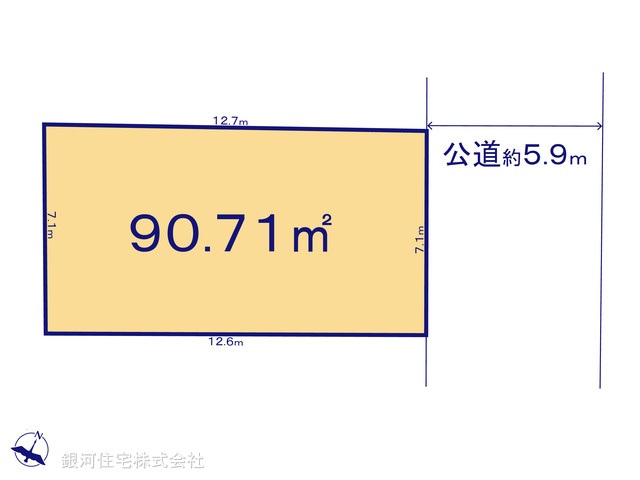 G00396704 埼玉県川口市榛松３丁目 土地 2799万円【区画図】