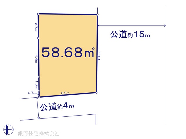 G00396722 東京都台東区東浅草１丁目 土地 9850万円【区画図】
