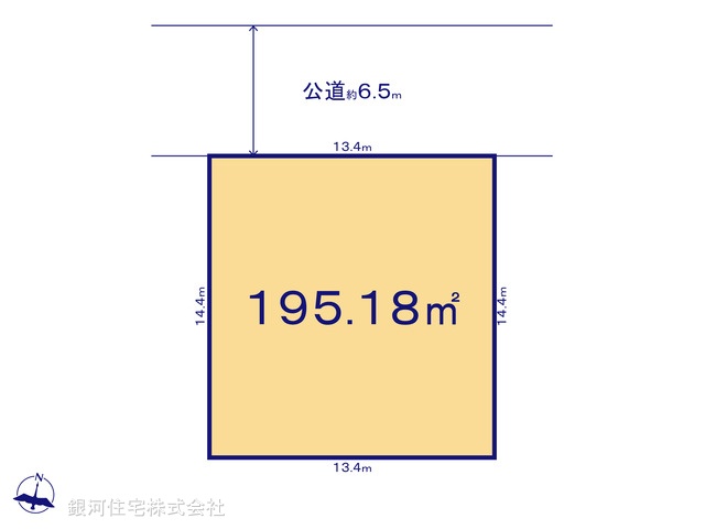 G00396874 神奈川県横浜市戸塚区鳥が丘 土地 5280万円【区画図】