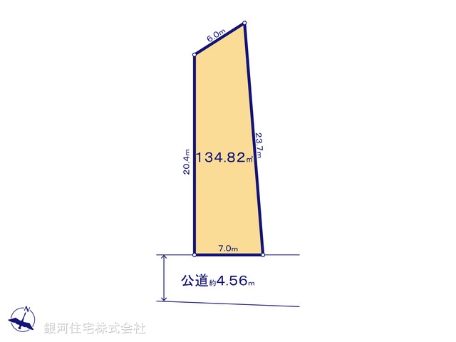 G00397040 埼玉県さいたま市北区盆栽町 土地 6500万円【区画図】