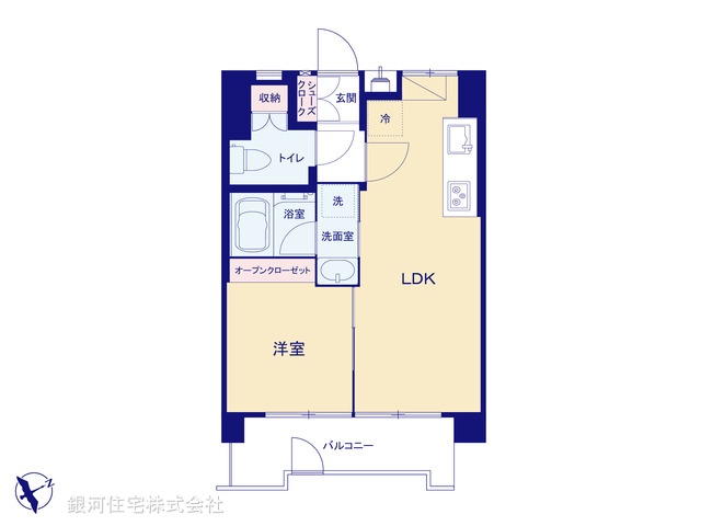 G00397079 東京都目黒区青葉台４丁目 中古マンション 5498万円【間取図】