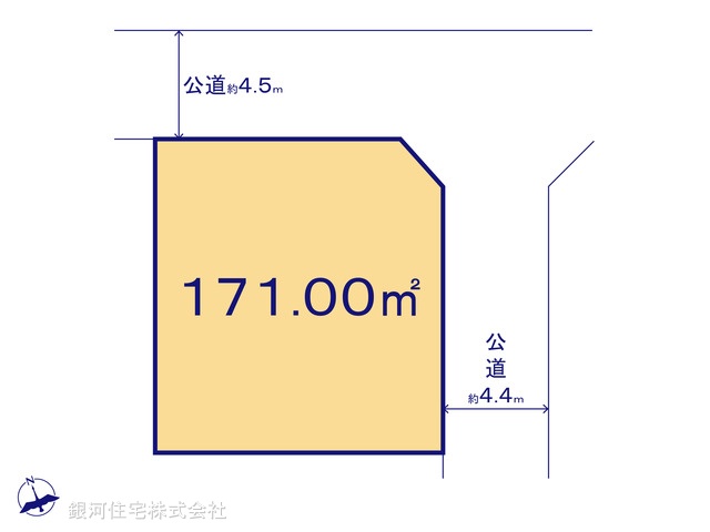 G00397276 神奈川県鎌倉市腰越１丁目 土地 5790万円【区画図】