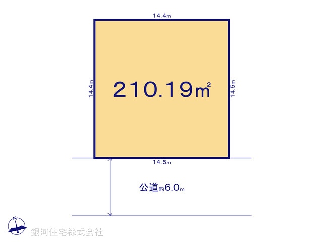 G00397488 千葉県佐倉市宮前２丁目 土地 2850万円【区画図】
