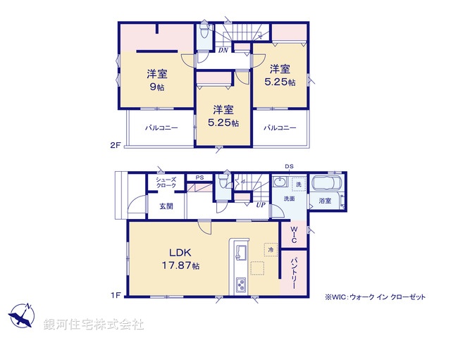 G00397511 埼玉県入間市高倉５丁目 新築一戸建て 3099万円【間取図】