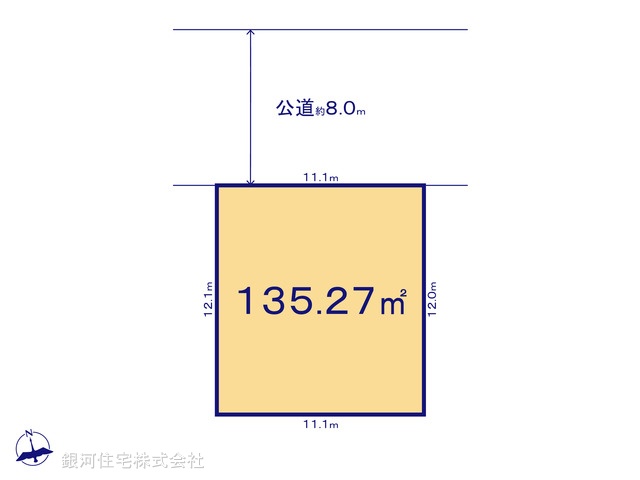 G00397565 千葉県千葉市中央区村田町 土地 2450万円【区画図】