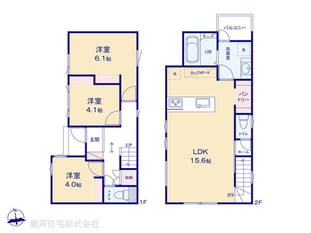 G00397578 東京都町田市本町田 新築一戸建て 3180万円【間取図】