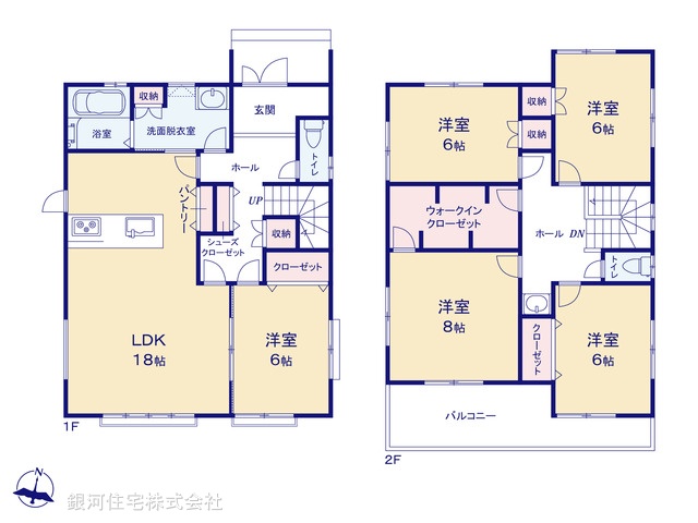 G00397705 埼玉県春日部市南３丁目 新築一戸建て 4280万円【間取図】