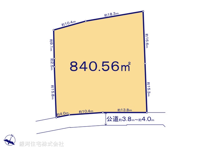 G00397945 東京都足立区保木間５丁目 土地 3億5000万円【区画図】