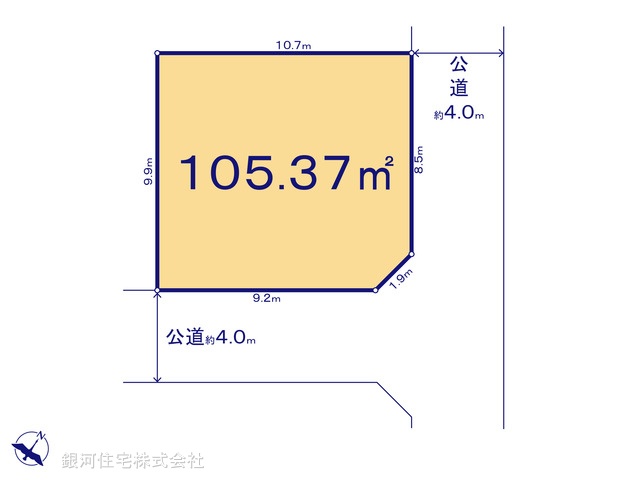 G00398047 埼玉県春日部市藤塚 土地(建築条件付土地) 1780万円【区画図】