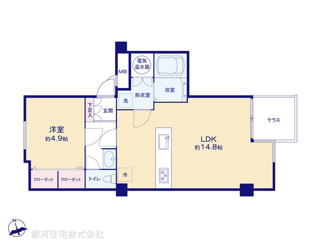 G00398059 東京都目黒区碑文谷６丁目 中古マンション 5790万円【間取図】
