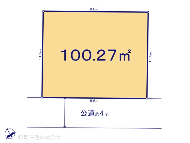 G00398134 埼玉県北葛飾郡杉戸町倉松２丁目 土地 720万円【区画図】