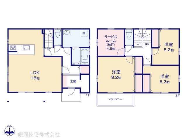 G00398142 埼玉県入間市大字上藤沢 中古一戸建て 3480万円【間取図】