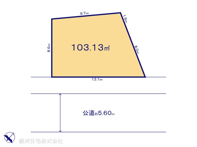 G00398205 埼玉県春日部市大場 土地(建築条件付土地) 1680万円【区画図】