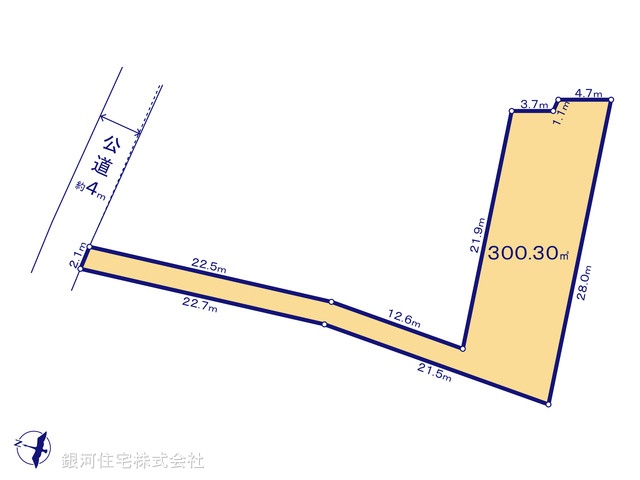 G00398209 埼玉県幸手市大字吉野 土地 1399万円【区画図】