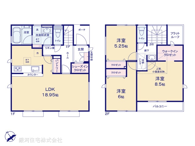 G00398251 神奈川県横浜市保土ヶ谷区狩場町 新築一戸建て 4060万円【間取図】