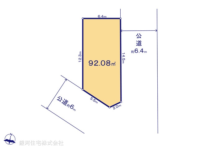 G00398394 東京都江戸川区上一色２丁目 土地(建築条件付土地) 5240万円【区画図】