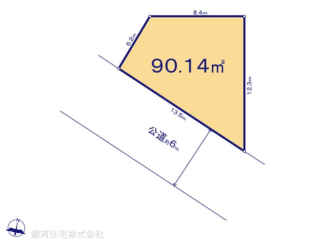 G00398395 東京都江戸川区上一色２丁目 土地(建築条件付土地) 4970万円【区画図】