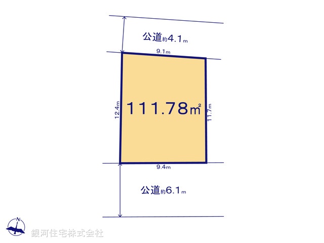G00398519 埼玉県八潮市大字古新田 土地 2590万円【区画図】