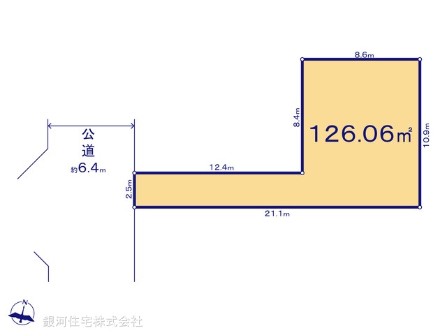 G00398632 埼玉県さいたま市南区曲本２丁目 土地 4000万円【区画図】