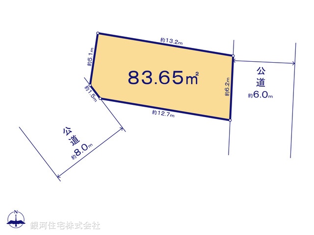 G00398674 東京都練馬区豊玉中２丁目 土地 8980万円【区画図】