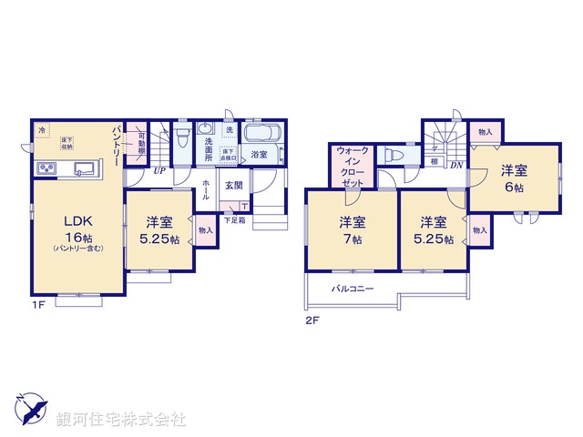 G00398878 千葉県船橋市飯山満町３丁目 新築一戸建て 4690万円【間取図】