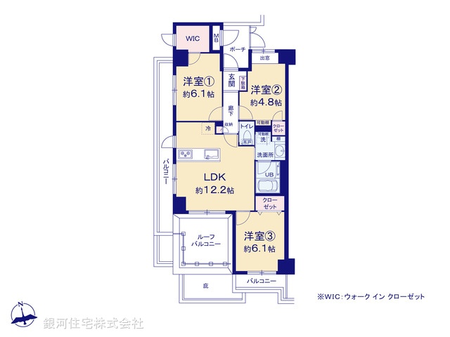 G00399108 千葉県船橋市夏見３丁目 中古マンション 3480万円【間取図】