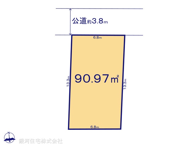 G00399148 東京都練馬区関町北３丁目 土地 6698万円【区画図】