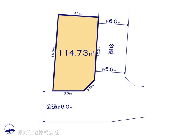 G00399290 千葉県千葉市緑区あすみが丘１丁目 土地 3100万円【区画図】