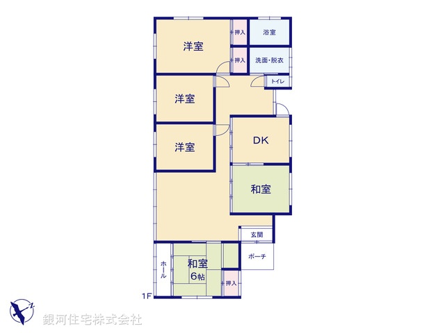 G00399332 千葉県千葉市若葉区和泉町 中古一戸建て 750万円【間取図】