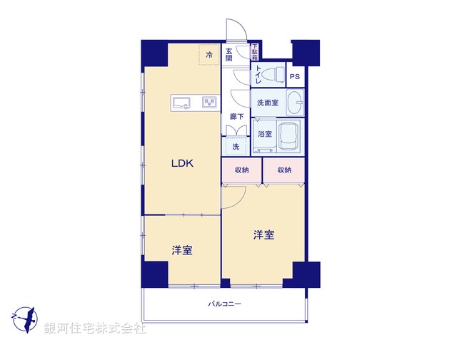 G00399352 東京都文京区音羽２丁目 中古マンション 7680万円【間取図】