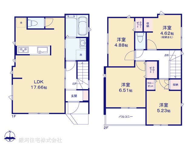G00399504 埼玉県川口市大字芝 新築一戸建て 2999万円【間取図】